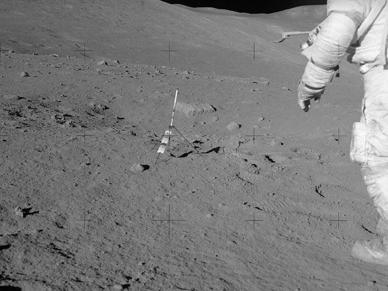 The lunar surface close to sample location for 15065