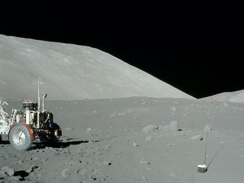 Lunar surface close to 71035 sample location