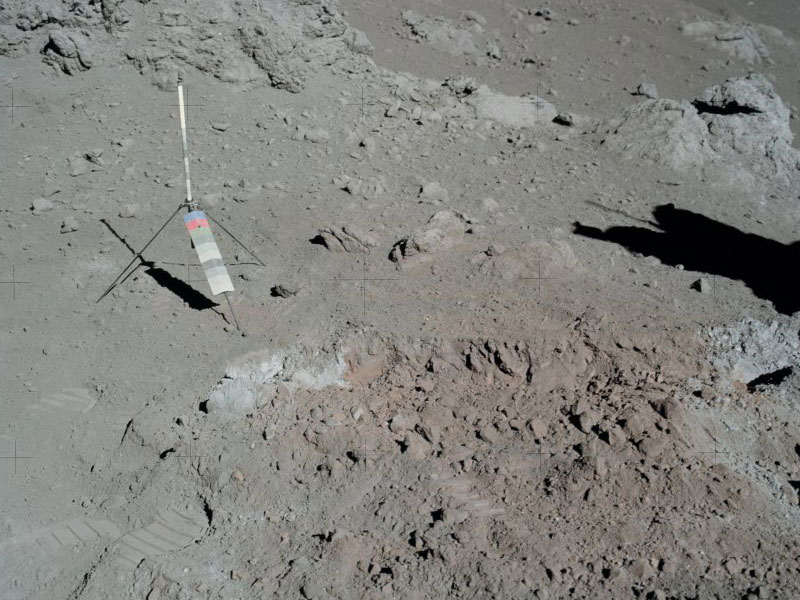 Lunar surface close to 74220 sample location