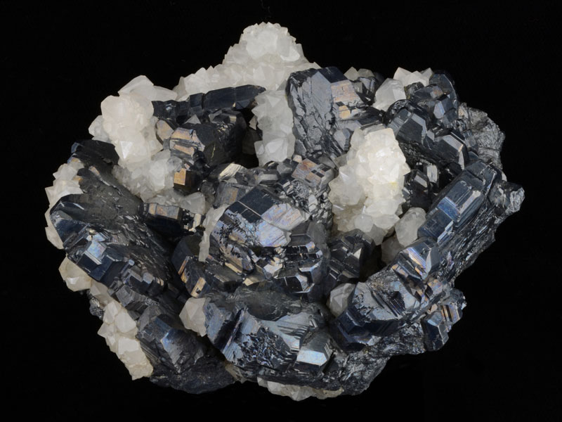 Bournonite and quartz 8 cm across