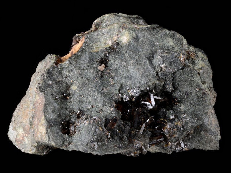 Cassiterite 9 cm across