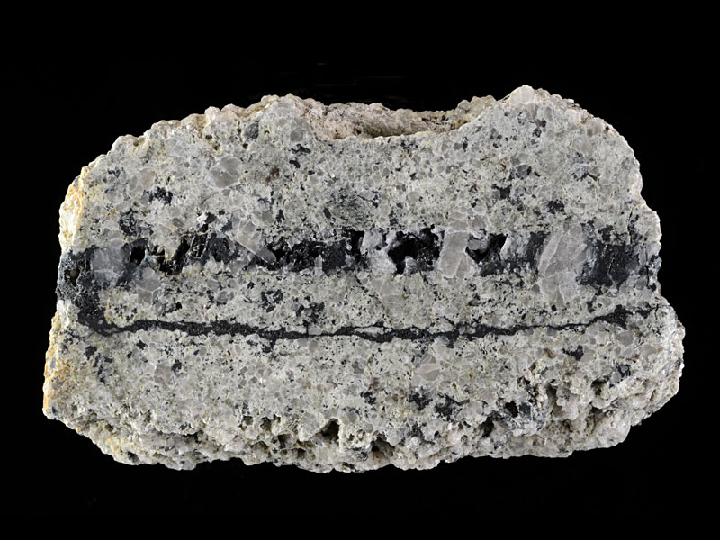 Tourmaline vein in granite