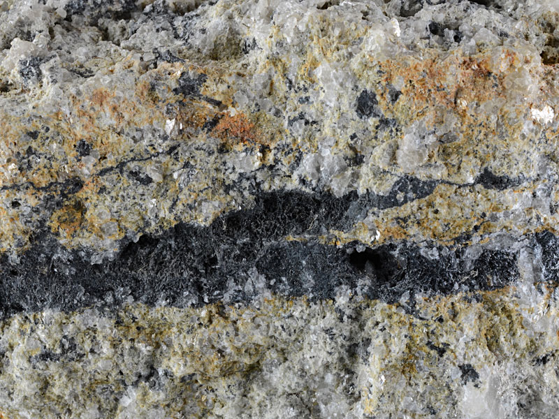 Tourmaline vein in granite