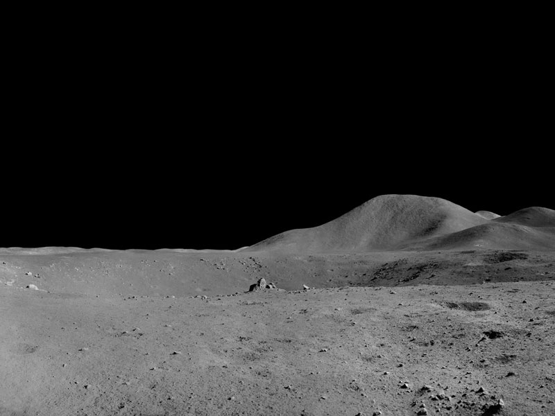 The lunar surface close to sample location for 15499