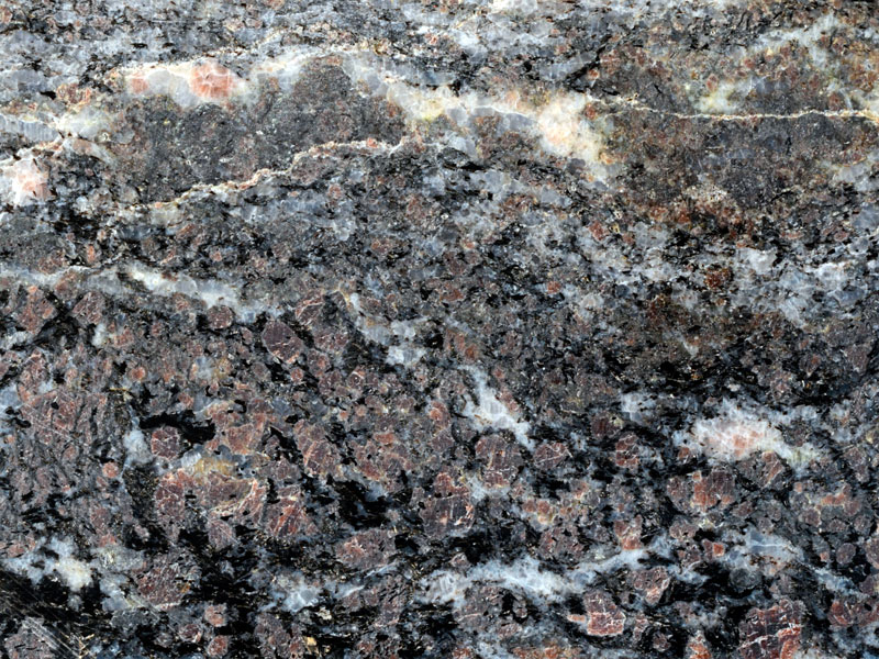 garnet pyroxene gneiss - width 4.8 cm