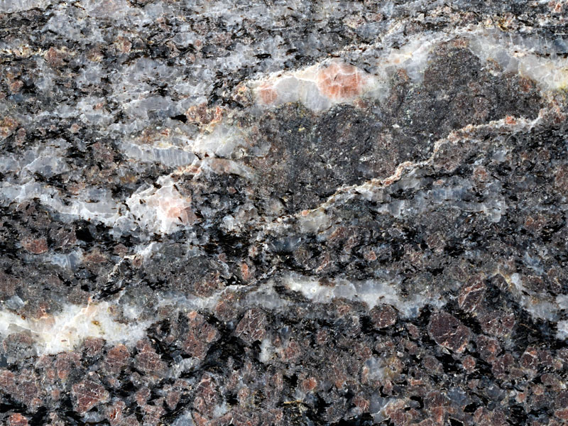 garnet pyroxene gneiss - width 4.8 cm