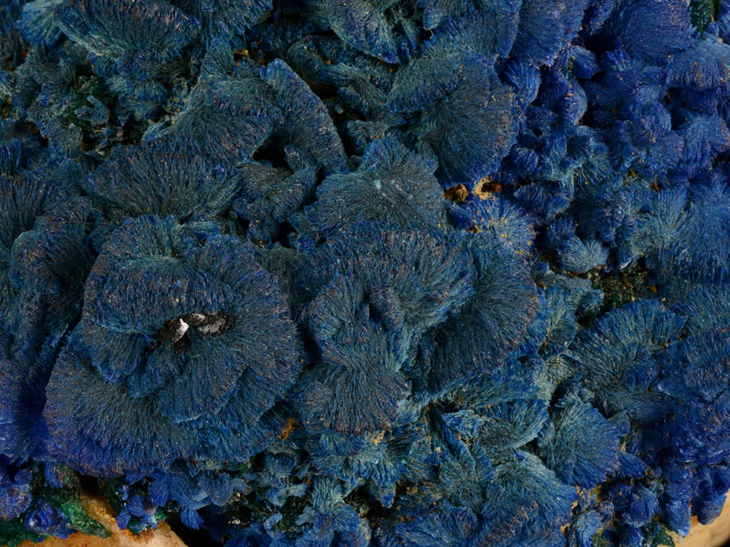 Azurite 3 cm across