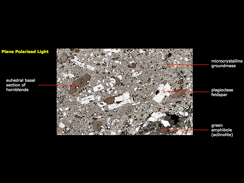 Hornblende porphyrite