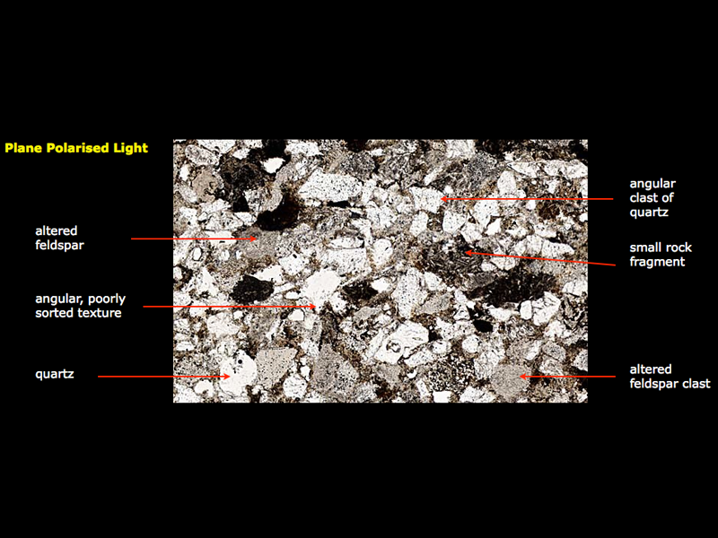 Feldspathic sandstone