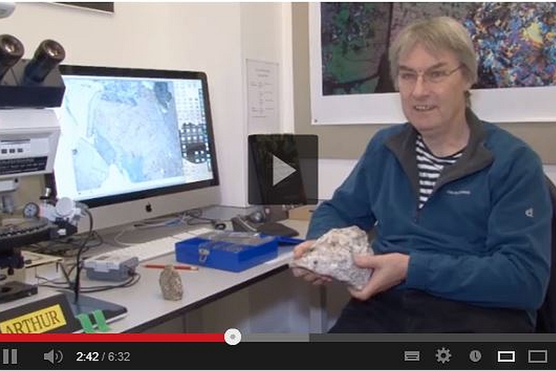 Andy Tindle in the Virtual Microscope Lab