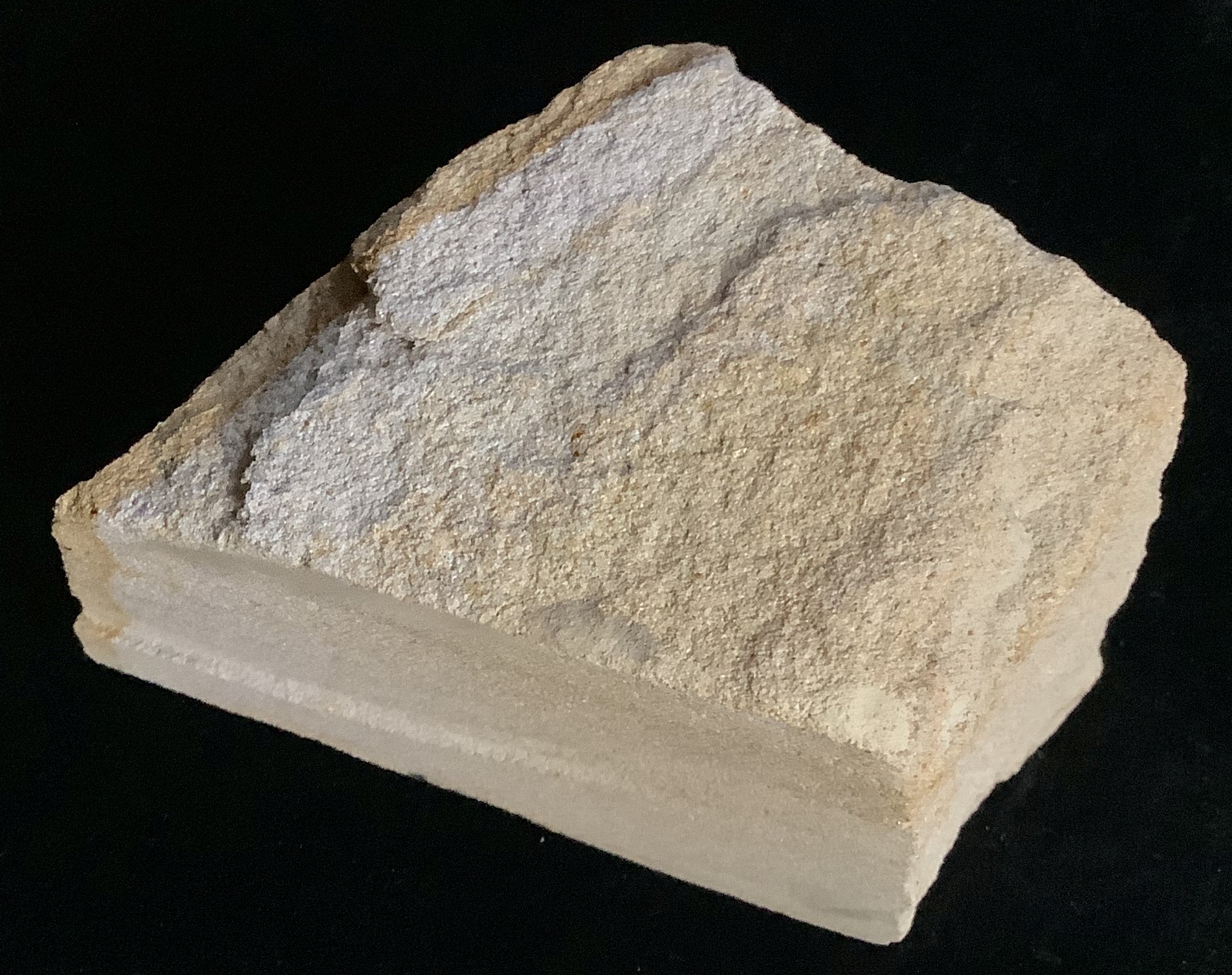 Photo of a beige Carboniferous sandstone